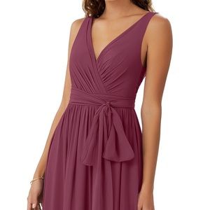 Azazie Bridesmaid Dress- Mulberry Color